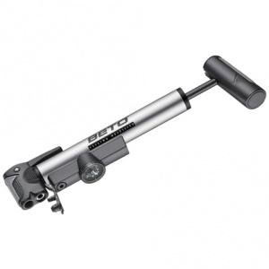 Beto CLD-036G One-Way Alloy Mini Pump with Gauge