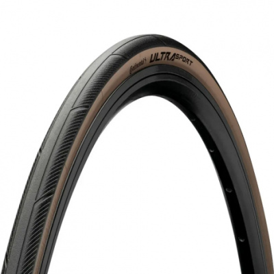 Continental Ultra Sport III Tan Folding Bead Road Tyre