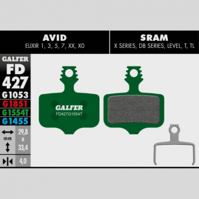 Galfer Pro Bike Disc Brake Pads