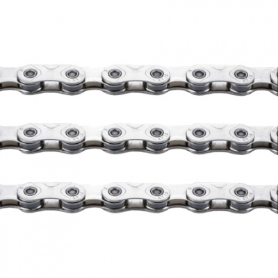 KMC X Flat Silver Pre-Waxed Chain -12/13 Speed