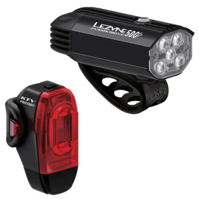 Lezyne Fusion Drive 500+ KTV Drive Pro+ LED Bike Lightset