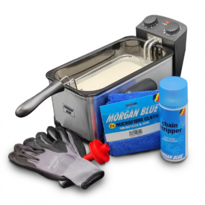 Morgan Blue Hot Wax Chain Lube Pro Cooker Kit