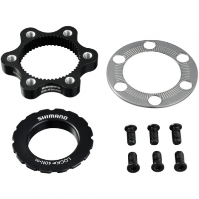 Shimano Disc (SM-RTAD05) Rotor Centre-lock hub to 6-Bolt Adaptor
