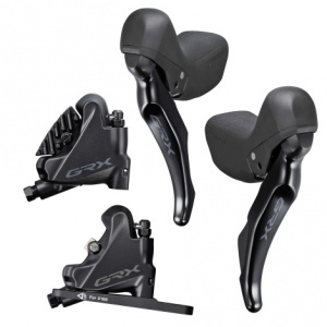 Shimano GRX RX600 Disc Brake STI's & RX400 Flat Mount Calipers