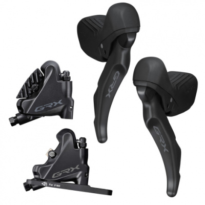 Shimano GRX RX610 Disc Brake STI's & RX400 Flat Mount Calipers
