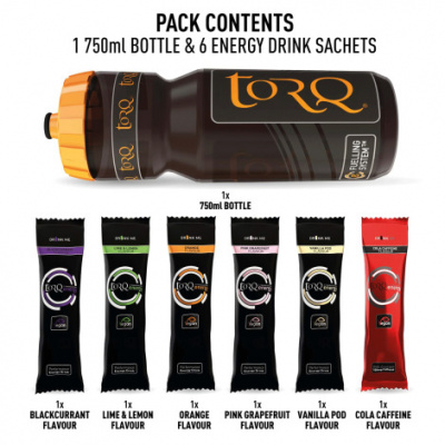 Torq Hydration 750ml Bottle Sample Pack
