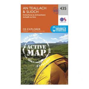 Ordnance Survey Explorer Active 435 An Teallach & Slioch Map With Digital Version