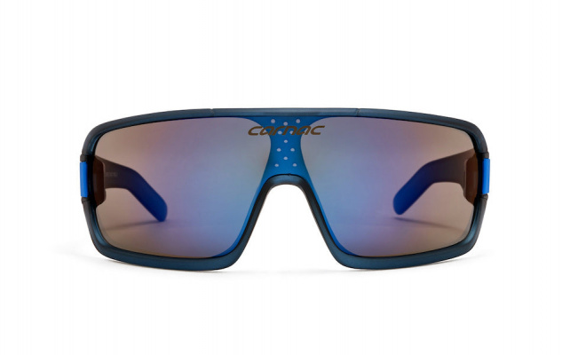 Carnac Feldman Sunglasses / Matt Crystal Navy Blue / Blue Revo