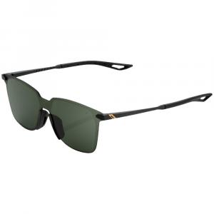 100% Legere Square Sunglasses with Grey Green Lens
