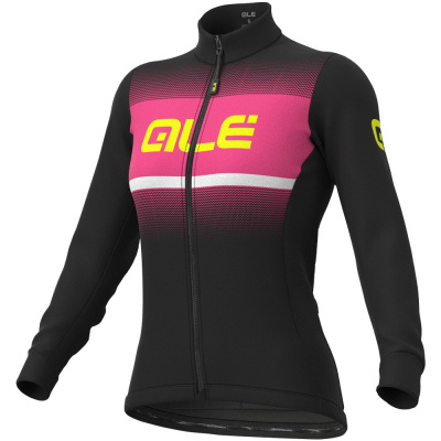 Ale Solid Blend Winter Womens Long Sleeve Jersey