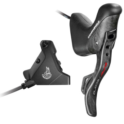 Campagnolo Super Record EPS 12 Speed Right Lever and 160 Rear Disc Caliper