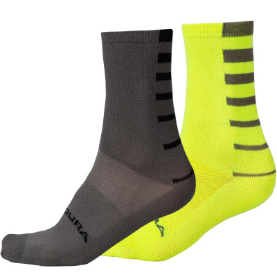 Endura Coolmax Stripe Socks (Twin Pack)