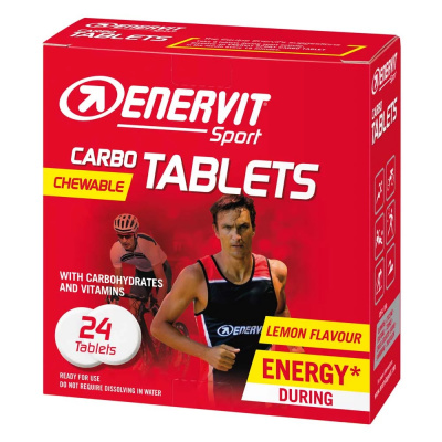 Enervit Carbo Chewy 24 Tablets x 12 packs