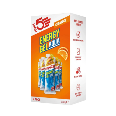 High5 Short Dated: Energy Gel Aqua Box of 5 x66g
