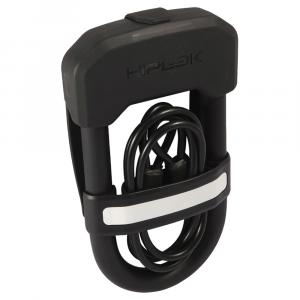 Hiplok DC D-Lock with Cable Sold Secure Silver