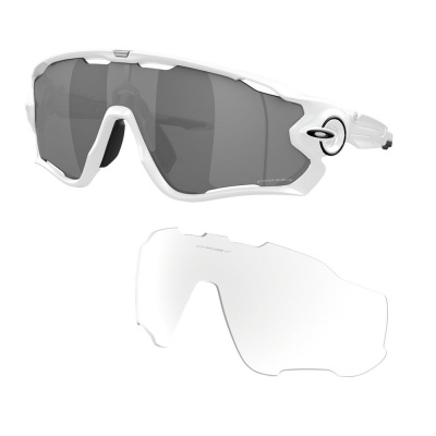 Oakley Jawbreaker Sunglasses - Prizm Black + Clear Lenses
