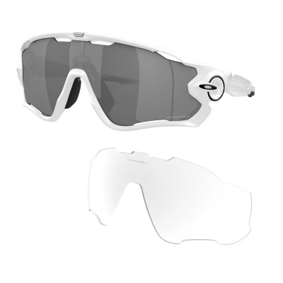 Oakley Jawbreaker Sunglasses - with Prizm Black + Clear Lenses
