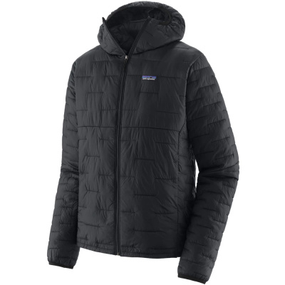 Patagonia Men's Micro Puff Zip-Up Puffer Jacket With Hood