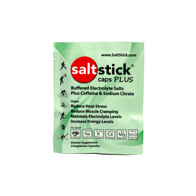 SaltStick Electrolyte Plus Caffeinated Trial Pack 4 Capsules
