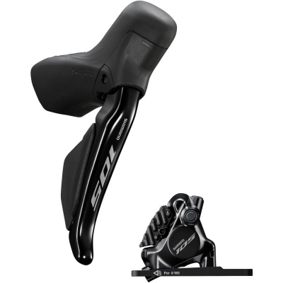 Shimano 105 R7170 Hydraulic Disc Di2 Right Front Lever and Caliper