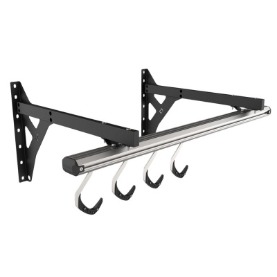 Stashed SpaceRail Bike Storage System - Wall - 4 Hooks