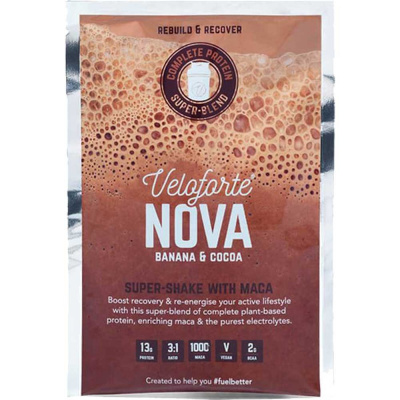 Veloforte Nova Vegan Protein Recovery Shake 12 x 62.5g Box