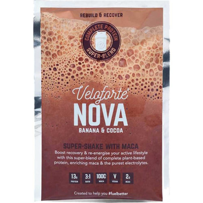 Veloforte Nova Vegan Protein Recovery Shake Sachet 62.5g