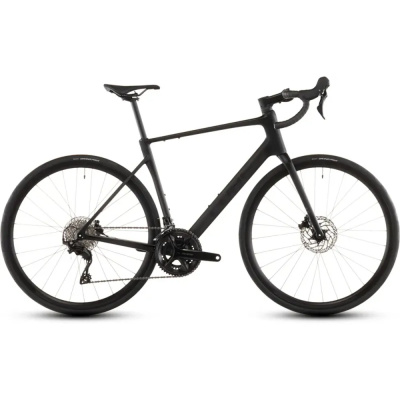 Cube Attain C:62 Race Road Bike In Blackline