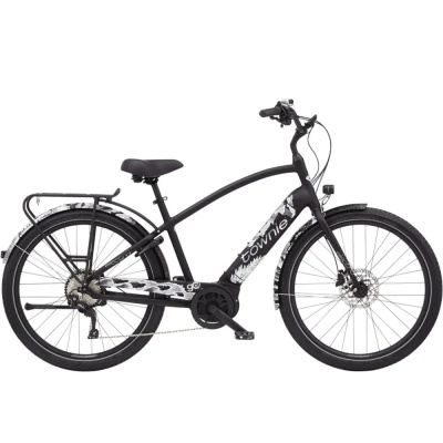 Electra Townie Path Go! 10D Step-Over E-Gravel Bike In Black