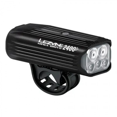 Lezyne - Mega Drive 2400+ Front - Black 2400