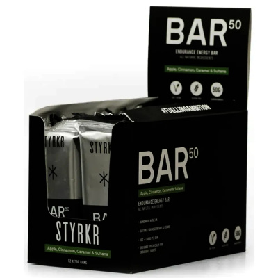 STYRKR - BAR50 Energy Bars Apple Cinnamon and Caramel