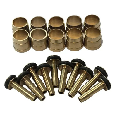 TEKTRO SPARES - Brass Hose Pin Bag 100pcs Brown one size