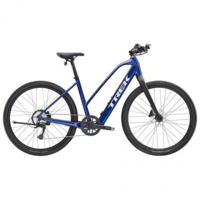 Trek Dual Sport+ 2 Stagger LT e-Hybrid Bike In Hex Blue