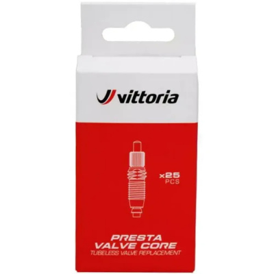 Vittoria Valve Mechanism Presta Cores 25-pack