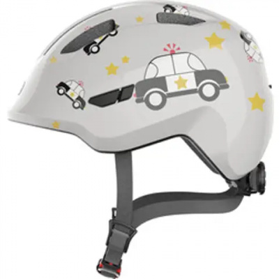 Abus Smiley 3.0 Kids Cycling Helmet in Grey Police