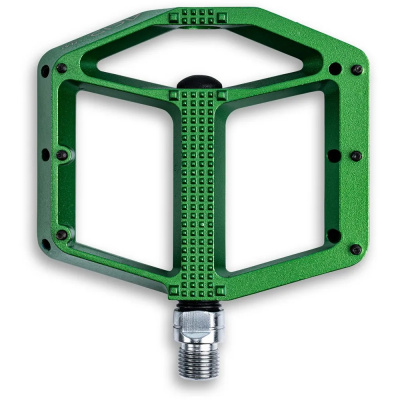 Acid A3-ZP R Flat Mountain Bike Pedals in Green