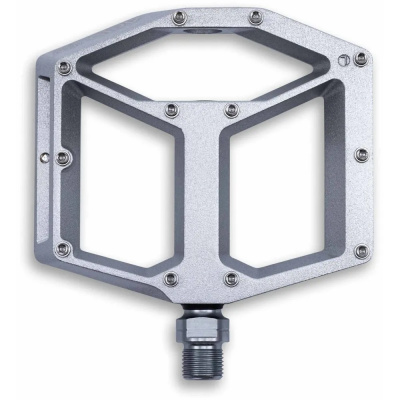 Acid A3-ZP R Flat Mountain Bike Pedals in Silver