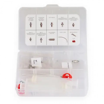 Aztec Universal Brake Bleed Kit with Syringe and Nipples