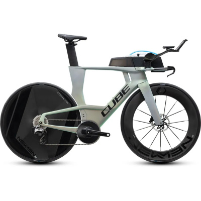 Cube Aerium C:68X SLT Aero Triathlon TT Road Bike in Genesisgrid and Black