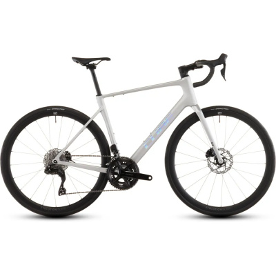 Cube Attain C:62 SLX Road Bike in Sleekgrey and Prism