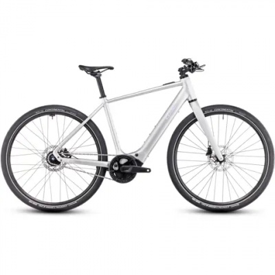 Cube Editor Hybrid SLX 400x 400Wh Electric Hybrid Bike in Sleekgrey and Spectral