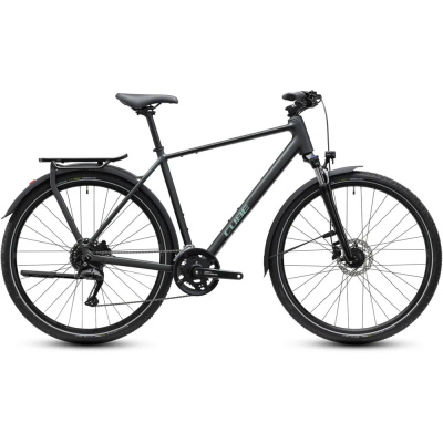 Cube Kathmandu ONE Hybrid Bike in Blackforest and Chrome