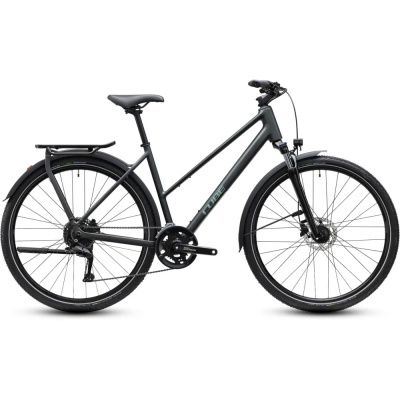 Cube Kathmandu ONE T Hybrid Bike in Blackforest and Chrome