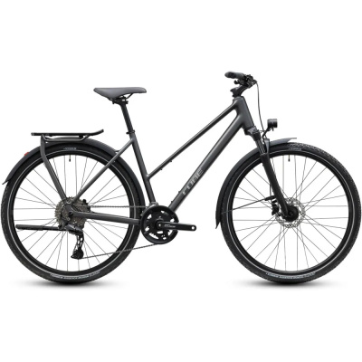 Cube Kathmandu Pro T Hybrid Bike in Slabgrey and Chrome