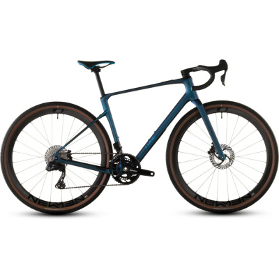 Cube Nuroad C:62 Race Gravel Bike in Nebula and Blue