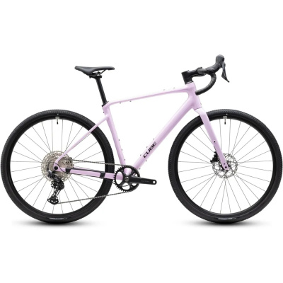 Cube Nuroad EX Gravel Bike in Bubblegum and Black