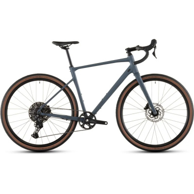 Cube Nuroad Pro Gravel Bike in Whale and Reflex
