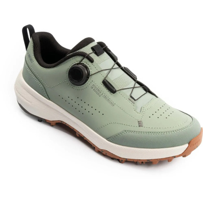Cube OX Pro Mountain Bike Shoes in Green and Sand