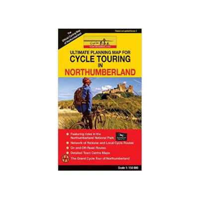 Cycle Touring Map of Northumberland