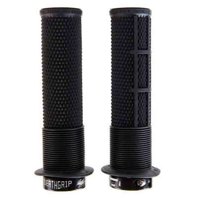 DMR Brendog DeathGrip Handlebar Grips in Black - Flange - Thin - Soft